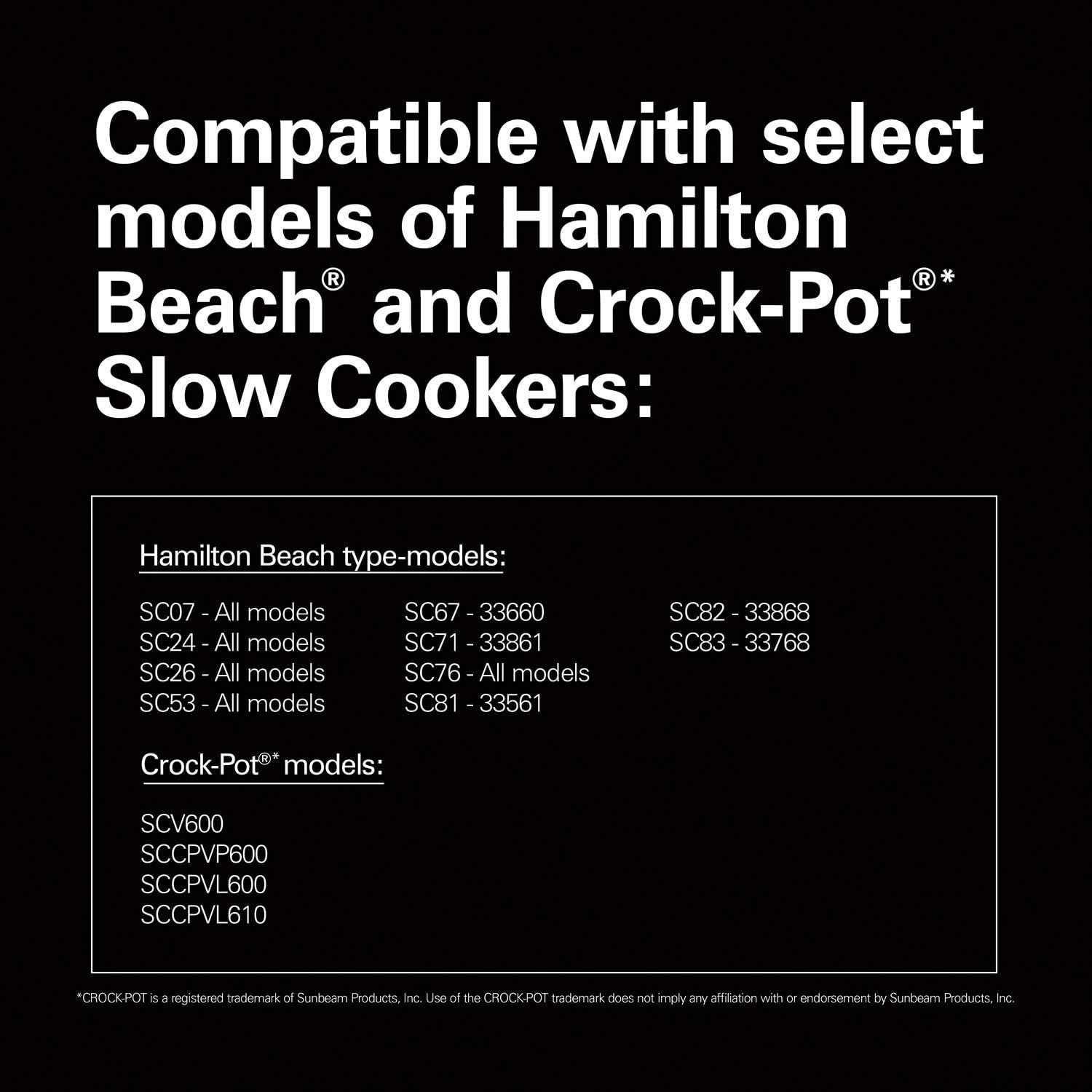 image:imageHamilton Beach Air Fryer Lid Fits 6 Quart Oval Slow Cooker Crock With Fry Basket and Tray Works with Multiple Brands 33602