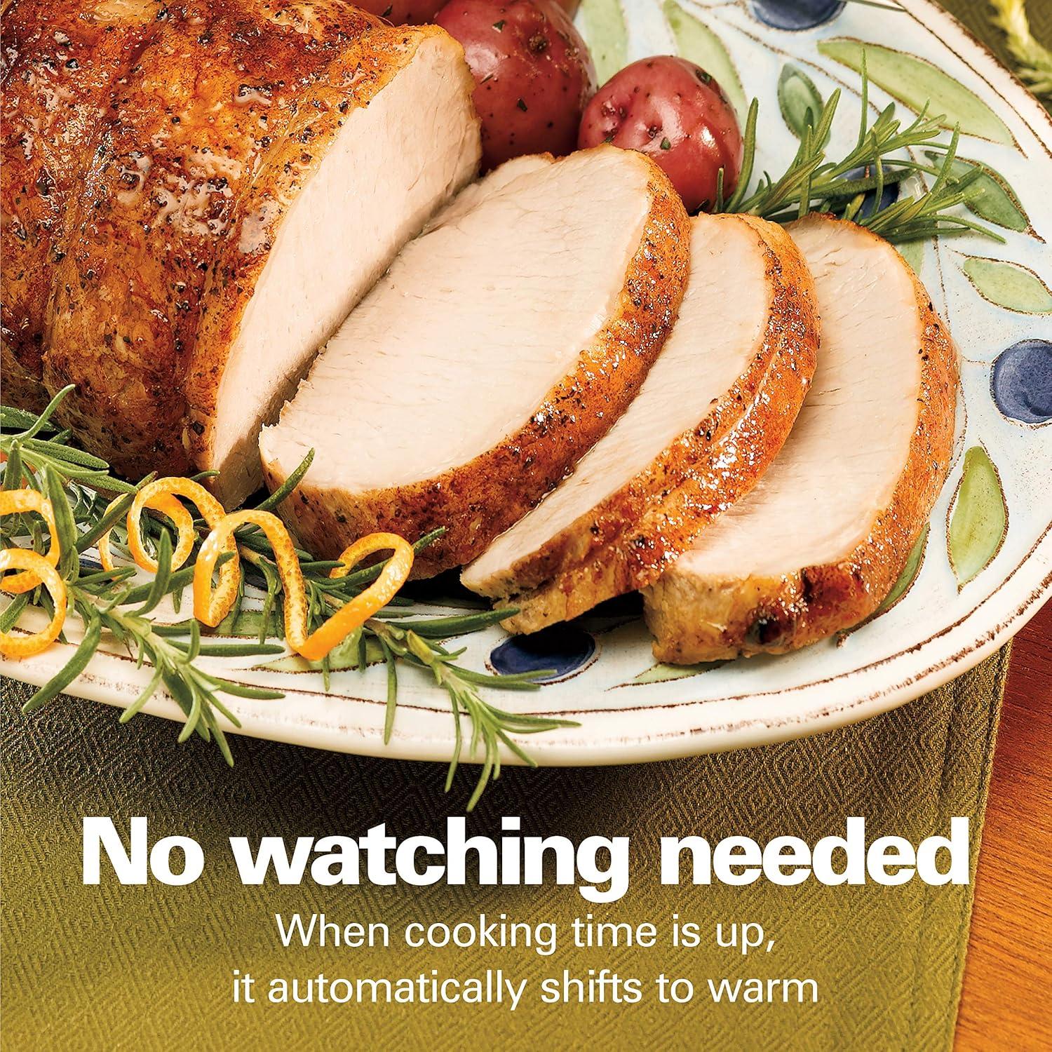 image:imageHamilton Beach Programmable Slow Cooker with 6 Quart StovetopSafe Sear amp Cook Crock amp Travel Lid Lock for Portable Transport Silver 33663StovetopSafe Sear Cook Crock Travel Lid Lock for Portable Transport