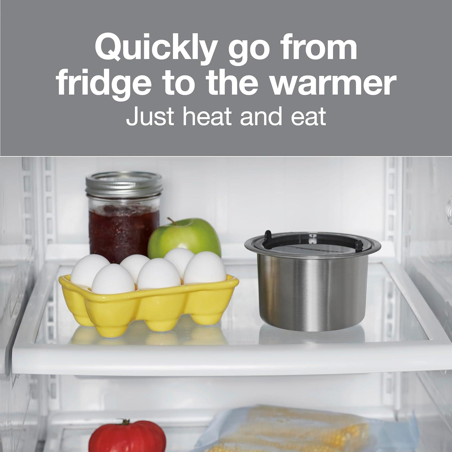 image:imageProctor Silex Portable Electric Lunch Box Food Heater and 20 oz Meal Warmer with BuiltIn Carry Handle High and Low Heat Settings 33120C