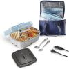 Stainless Steel 3 Compartment Tray 