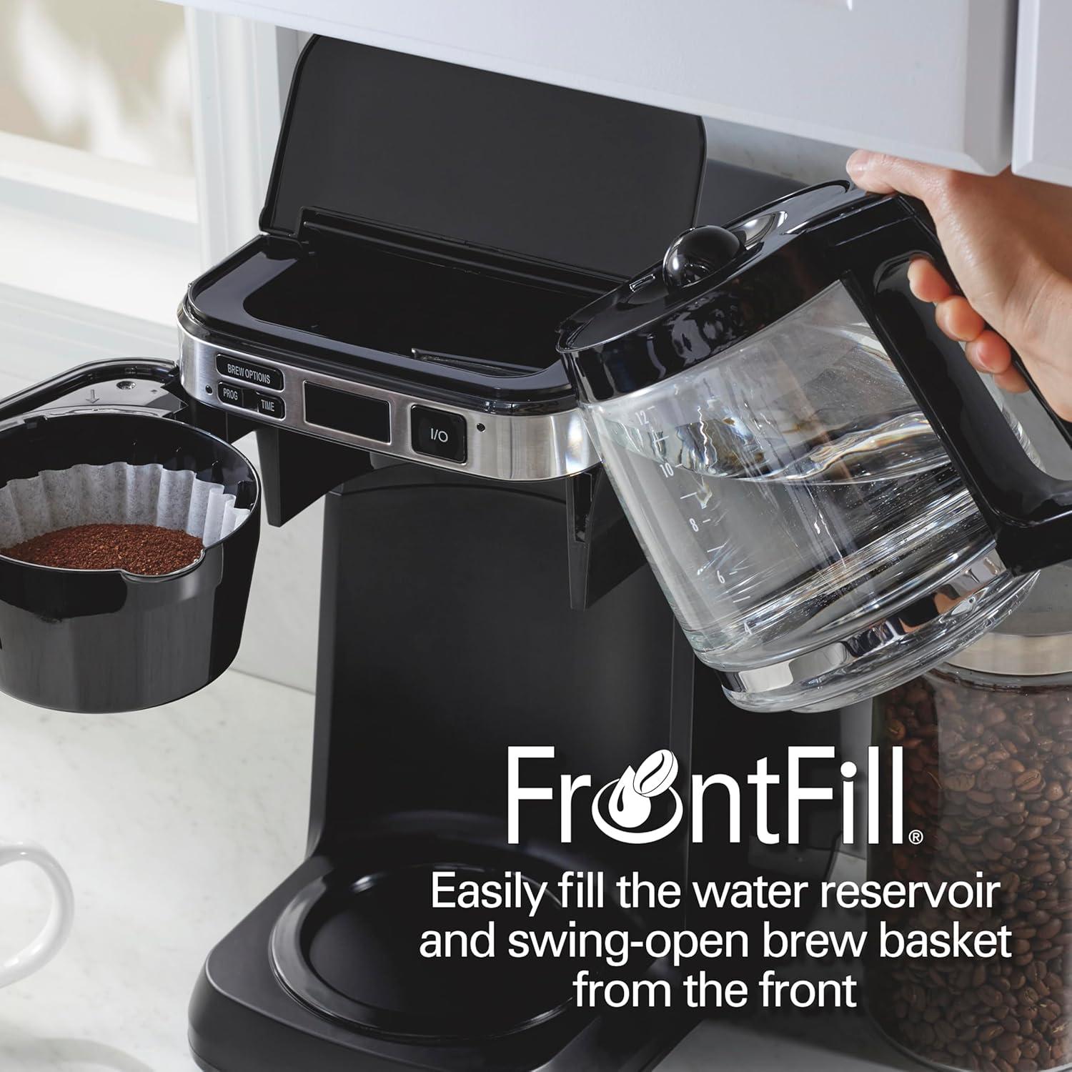 image:imageHamilton Beach 12 Cup Programmable Coffee Maker FrontFill Drip Coffee Maker