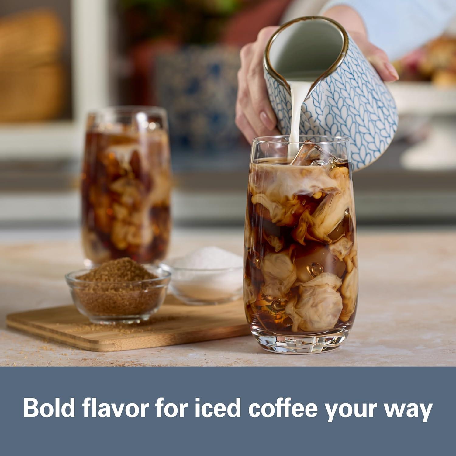 image:imageHamilton Beach 2Way 12 Cup Programmable Drip Hot and Iced Coffee Maker amp Single Serve Coffee Machine AquaFlow Showerhead Glass Carafe Auto Pause and Pour Black 47500JKitchen Makeover Blue