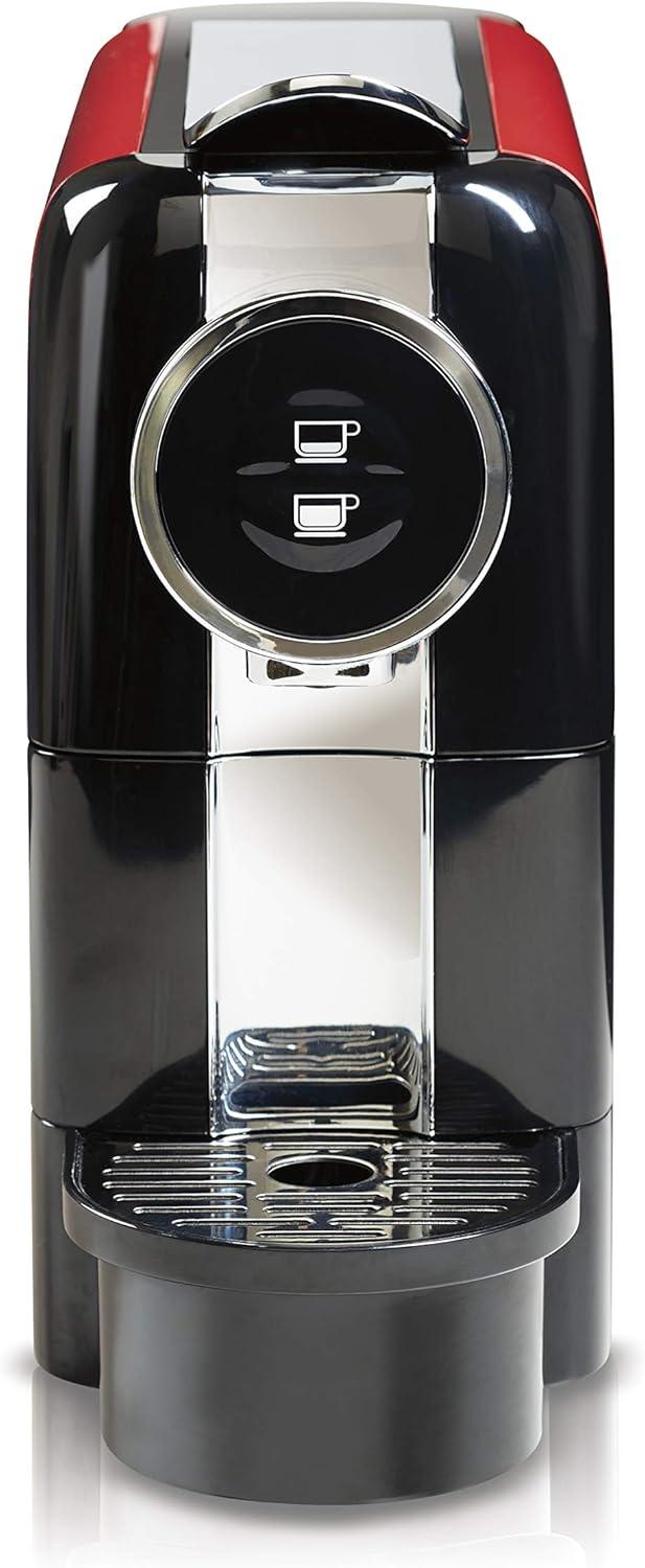 image:imageHamilton Beach Espresso Machine Compatible with Nespresso Pods Single Serve Coffee Maker Powerful Italian 19 Bar Pump 22 oz Water Reservoir Custom Cup Size Holds 13 Capsules Black 40726Red