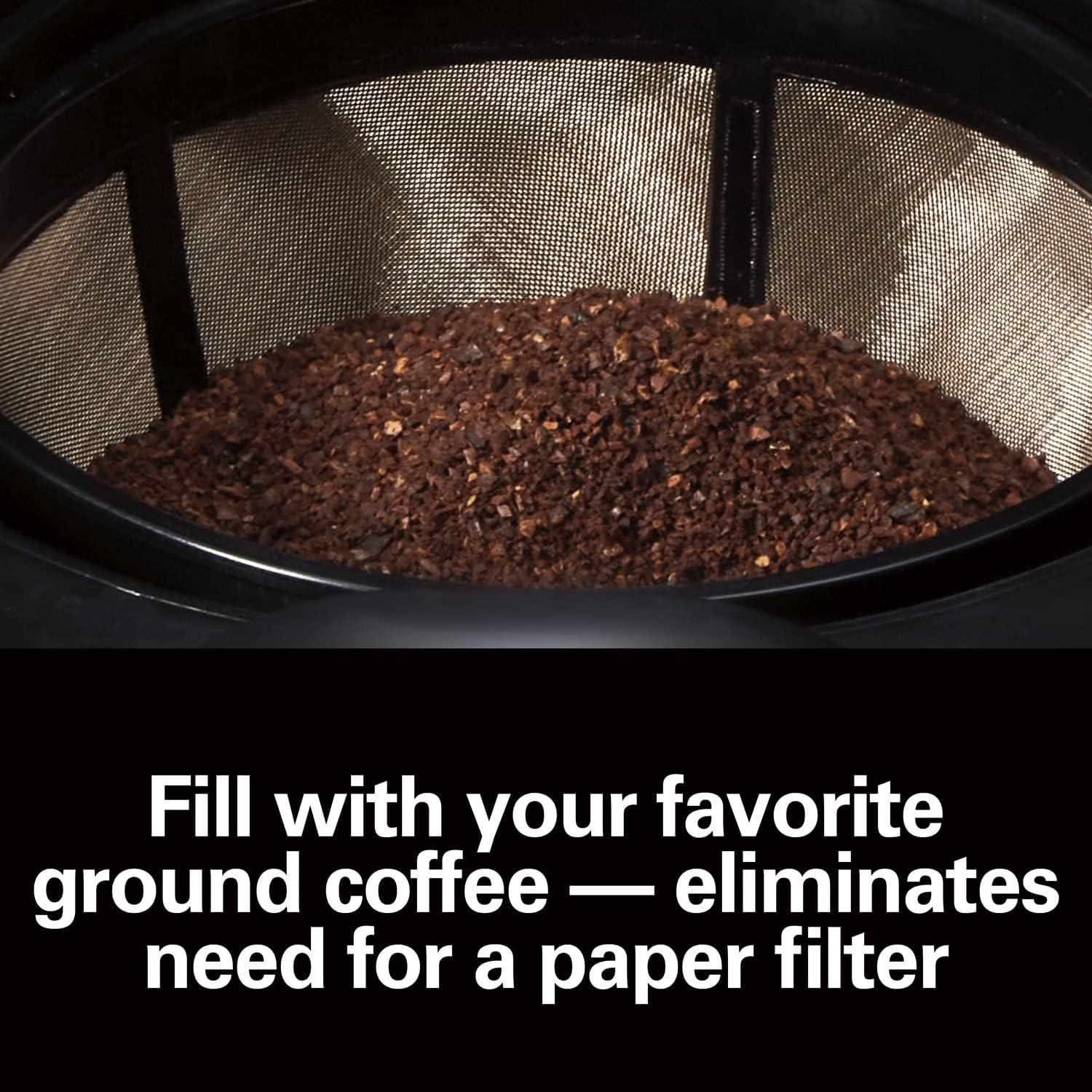image:imageHamilton Beach Permanent Gold Filter Fits Most 8 to 12Cup Coffee Makers 80675R12Cup