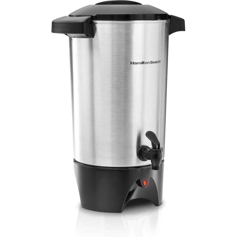 image:imageHamilton Beach 45 Cup Coffee Urn and Hot Beverage Dispenser SilverSingleSpout