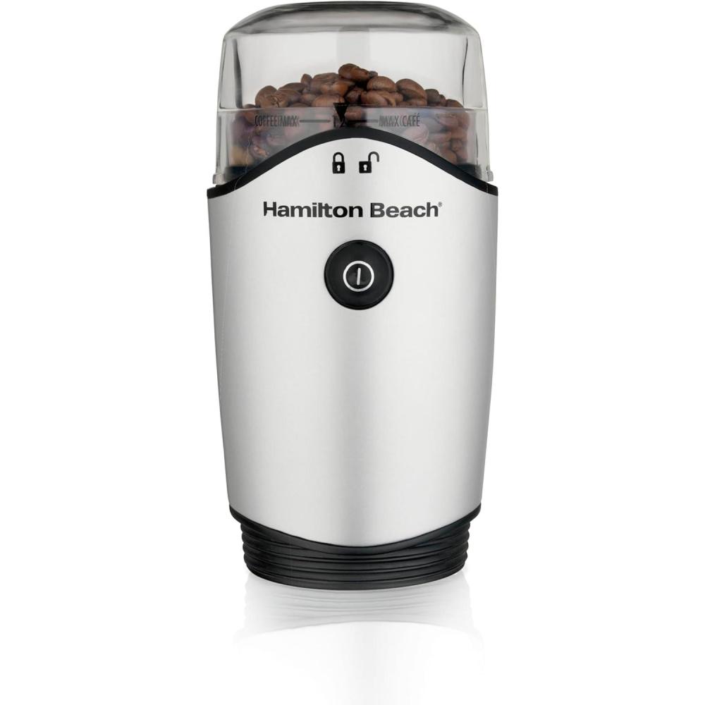 image:imageHamilton Beach 45oz Electric Coffee Grinder For Beans Spices amp More Stainless Steel Blades Silver 80350RVMakes up to 12 Cups