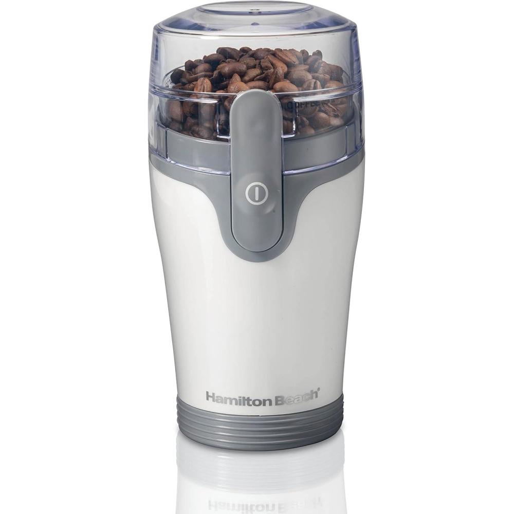 image:imageHamilton Beach Fresh Grind Electric Coffee Grinder for Beans Spices and More Stainless Steel Blades Removable Chamber Makes up to 12 Cups WhiteWhite