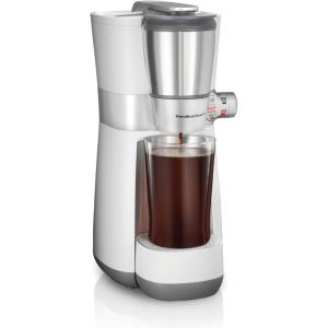 image:imageHamilton Beach Convenient Craft Rapid Cold Brew amp Hot Coffee Maker Single Serve Ground Coffee Brewer 16 oz capacity Black 42501White