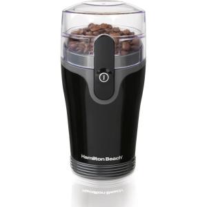 image:imageHamilton Beach Fresh Grind Electric Coffee Grinder for Beans Spices and More Stainless Steel Blades Removable Chamber Makes up to 12 Cups WhiteBlack