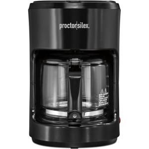 image:imageProctor Silex 10Cup Coffee Maker Works with Smart Plugs That Are Compatible with Alexa Auto Pause and Serve Black 48351PS10Cup