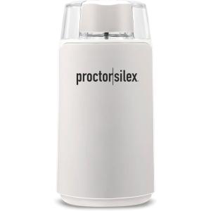 image:imageProctor Silex Electric Coffee Grinder for Beans Spices and More Stainless Steel Blades Makes upto 12 Cups BlackWhite