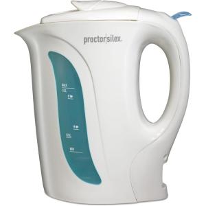 image:imageProctor Silex Electric Tea Kettle Water Boiler amp Heater AutoShutoff amp BoilDry Protection 1000 Watts for Fast Boiling 1 Liter WhiteWhite