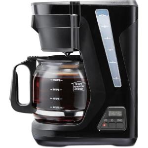 image:imageProctor Silex FrontFill Drip Coffee Maker Digital amp Programmable 12 Cup Glass Carafe Black and Silver 43685PSCompact