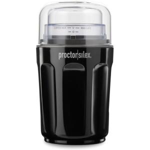 image:imageProctor Silex Sound Shield Electric Coffee Grinder for Quiet Grinding Stainless Steel Blades Beans Spices and More 12 Cups Black 8040212 Cups