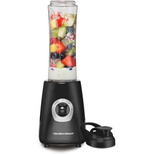 image:imageHamilton Beach Go Sport Portable Blender For Smoothies With 20 Oz BlendIn Personal Travel Jar 600 Watt Motor And Stainless Steel Blades For Powerful Blending Performance Black 51143G