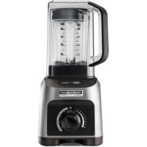 image:imageHamilton Beach Professional Quiet Shield Blender 1500 Watts Peak Power 32oz BPA Free Jar 4 Programs amp Variable Speed Dial for Smoothies Ice Crush Puree Silver 58870